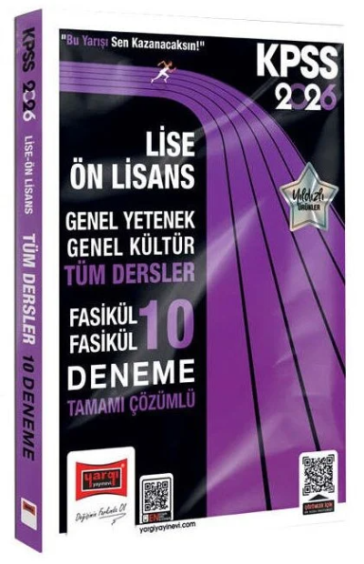 2026 KPSS GKGY Lise Ön Lisans Tüm Dersler Fasikül Fasikül Tamamı Çözümlü 10 Deneme Yargı Yayınları Fenomen Fotokopi - YKS - KPSS - ALES