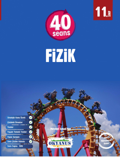 11. Sınıf 40 Seansta Fizik Okyanus Yayınları
