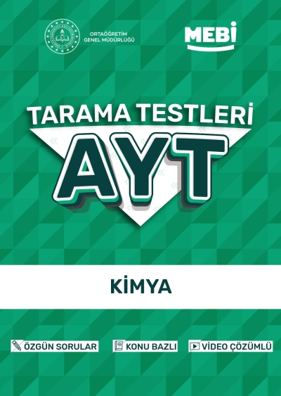 AYT Tarama Testleri Kimya MEBİ OGM Fenomen Fotokopi - YKS - KPSS - ALES