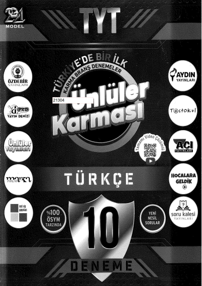 TYT 10 lu Deneme Türkçe Fenomen Fotokopi - YKS - KPSS - ALES