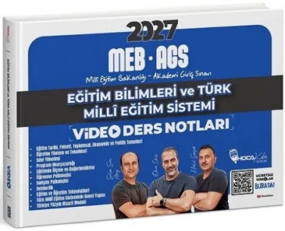 MEB-AGS Eğitim Bilimleri ve Türk Milli Eğitim Sistemi Video Ders Notları - Ömer Ekici Hoca Kafası Yayınları Fenomen Fotokopi - YKS - KPSS - ALES
