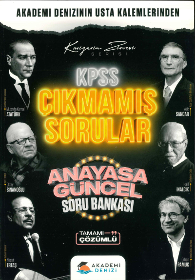 ÇIKMAMIŞ SORULAR ANAYASA GÜNCEL SORU BANKASI TAMAMI ÇÖZÜMLÜ Fenomen Fotokopi - YKS - KPSS - ALES