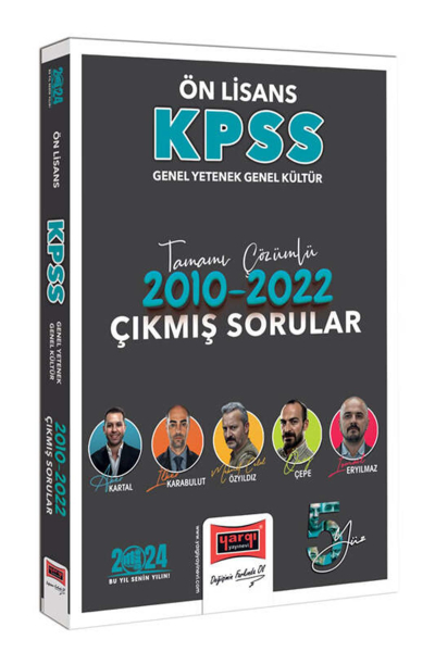 Önlisans Tamamı Çözümlü 2010-2022 Çıkmış Sorular Fenomen Fotokopi - YKS - KPSS - ALES