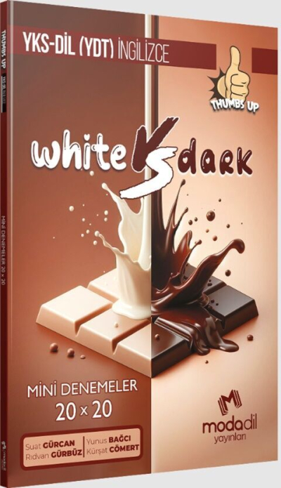 YKS DİL Thumbs Up 20 x 20 Mini Deneme White VS Dark Modadil Yayınları Fenomen Fotokopi - YKS - KPSS - ALES