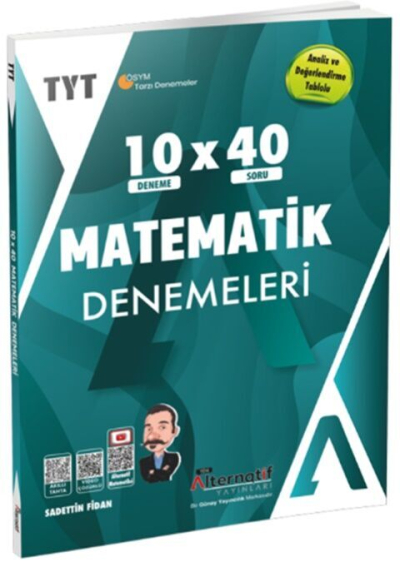 Alternatif Yayınları TYT Matematik 10 x 40 Branş Denemeleri Fenomen Fotokopi - YKS - KPSS - ALES