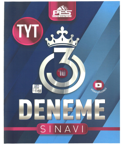 TYT 3 lü Deneme Sınavı Fenomen Fotokopi - YKS - KPSS - ALES