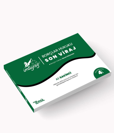 İmtiyaz Borçlar Hukuku 'Son Viraj' Genel Hükümler Ali Sakinci Ağustos 2024 Fenomen Fotokopi - YKS - KPSS - ALES