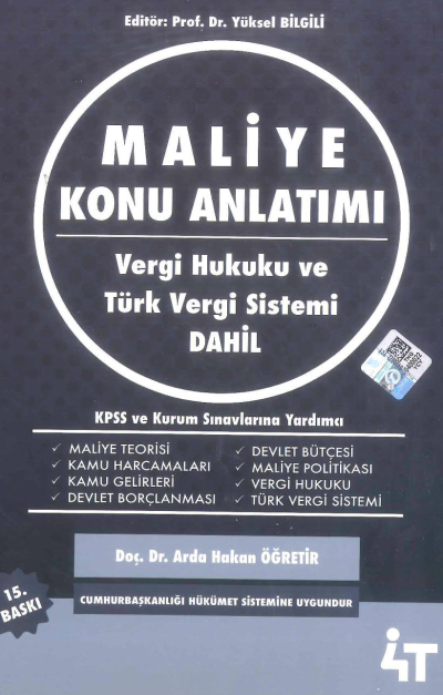 Maliye Konu Anlatımı 4T Yayınları Fenomen Fotokopi - YKS - KPSS - ALES