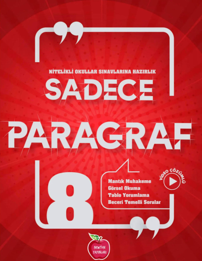 8.Sınıf LGS Sadece Paragraf Soru Bankası Newton Yayınları Fenomen Fotokopi - YKS - KPSS - ALES