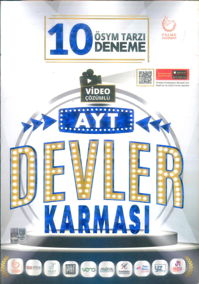 AYT DEVLER KARMASI 10 DENEME Fenomen Fotokopi - YKS - KPSS - ALES