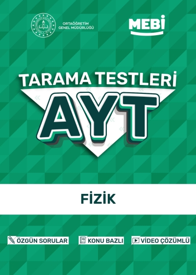 AYT Tarama Testleri Fizik MEBİ OGM Fenomen Fotokopi - YKS - KPSS - ALES