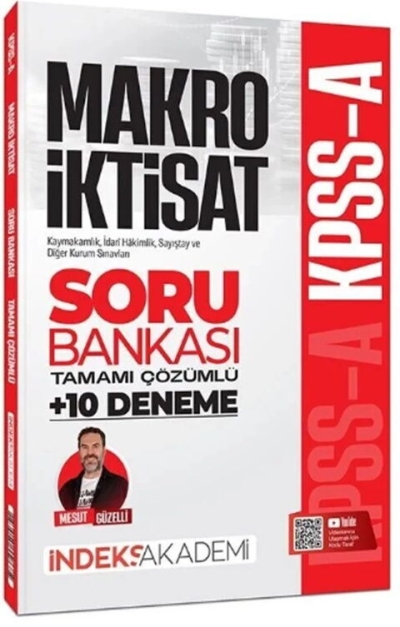 KPSS A Grubu Makro İktisat Soru Bankası ve 10 Deneme Çözümlü Mesut Güzelli İndeks Akademi Yayıncılık Fenomen Fotokopi - YKS - KPSS - ALES