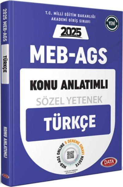 2025 MEB AGS Sözel Yetenek Türkçe Konu Anlatımlı Data Yayınları Fenomen Fotokopi - YKS - KPSS - ALES