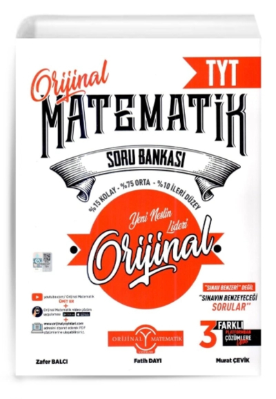 ORİJİNAL MATEMATİK TYT SORU BANKASI Fenomen Fotokopi - YKS - KPSS - ALES