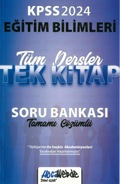 EĞİTİM BİLİMLERİ TÜM DERSLER TEK KİTAP TAMAMI ÇÖZÜMLÜ SORU BANKASI Fenomen Fotokopi - YKS - KPSS - ALES