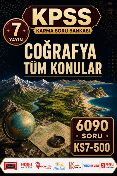 Coğrafya Tüm Konular 7 Yayın 6090 Soru Fenomen Fotokopi - YKS - KPSS - ALES