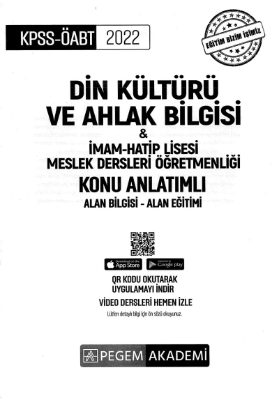 KONU ANLATIMLI ALAN BİLGİSİ-ALAN EĞİTİMİ Fenomen Fotokopi - YKS - KPSS - ALES