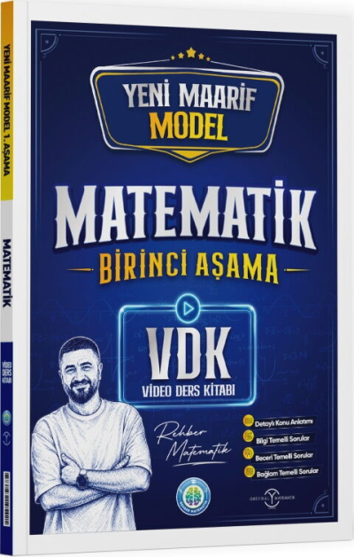 Maarif 1. Aşama Matematik Video Ders Kitabı Rehber Matematik Fenomen Fotokopi - YKS - KPSS - ALES