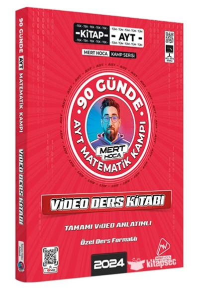 2024 90 Günde AYT Matematik Kampı Video Ders Kitabı Mert Hoca Fenomen Fotokopi - YKS - KPSS - ALES