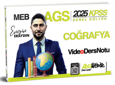 2025 MEB-AGS KPSS Türkiye Coğrafyası Video Ders Notu HocaWebde Yayınları Fenomen Fotokopi - YKS - KPSS - ALES