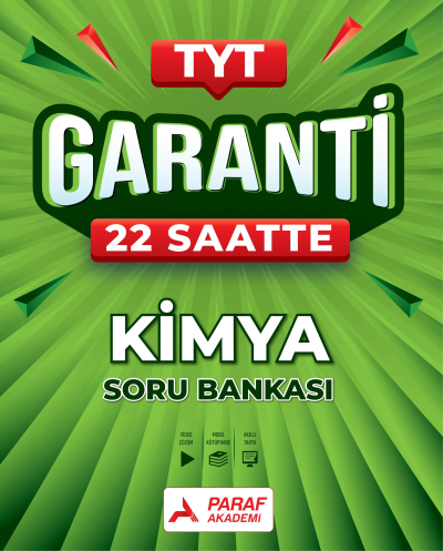 TYT Kimya Garanti 22 Saatte Soru Bankası Paraf Akademi Fenomen Fotokopi - YKS - KPSS - ALES