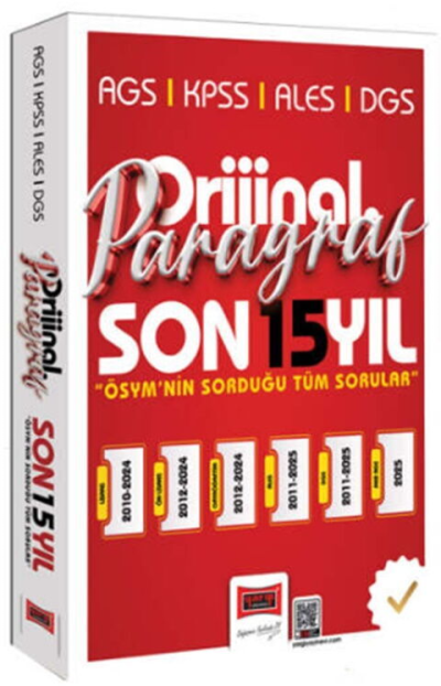 2026 KPSS AGS ALES DGS Orijinal Paragraf 15 Yıl Çıkmış Sorular Yargı Yayınları Fenomen Fotokopi - YKS - KPSS - ALES