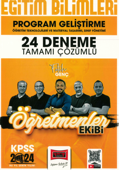 PROGRAM GELİŞTİRME 24 DENEME TAMAMI ÇÖZÜMLÜ (ÖĞRETMENLER EKİBİ) Fenomen Fotokopi - YKS - KPSS - ALES