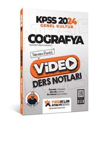 2024 KPSS Atölye Serisi Coğrafya Ders Notları