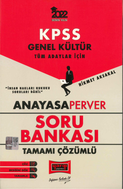 ANAYASA PERVER TAMAMI ÇÖZÜMLÜ SORU BANKASI Fenomen Fotokopi - YKS - KPSS - ALES