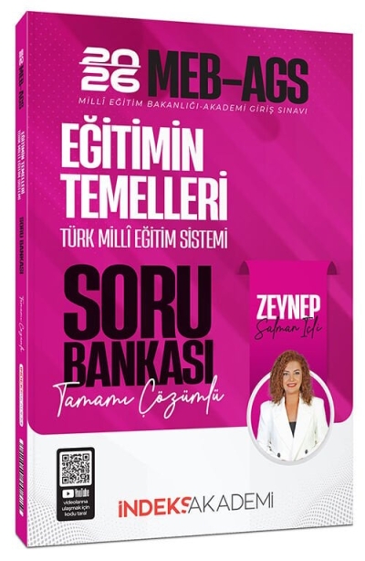 2026 MEB-AGS Eğitimin Temelleri ve Türk Milli Eğitim Sistemi Soru Bankası Çözümlü İndeks Akademi Yayıncılık Fenomen Fotokopi - YKS - KPSS - ALES