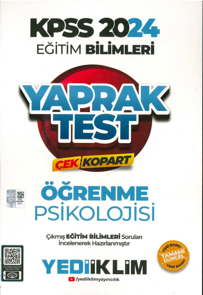 ÖĞRENME PSİKOLOJİSİ YAPRAK TEST