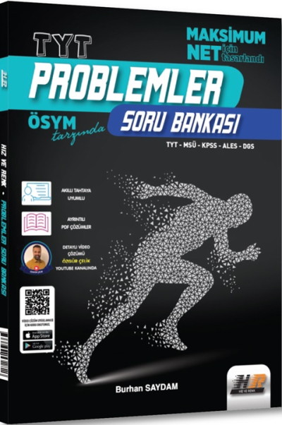 TYT Problemler Soru Bankası Hız ve Renk Fenomen Fotokopi - YKS - KPSS - ALES