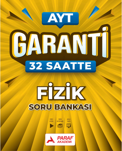 AYT Garanti 32 Saatte Fizik Soru Bankası Paraf Akademi Fenomen Fotokopi - YKS - KPSS - ALES