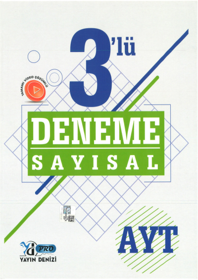 AYT Sayısal 3 lü Deneme Video Çözümlü