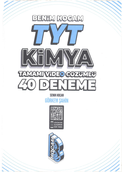 TYT Kimya Tamamı Video Çözümlü 40 Deneme Sınavı Fenomen Fotokopi - YKS - KPSS - ALES