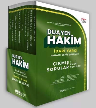 Duayen Hakim Çıkmış & Emsal İdari Yargı Soru Bankası Seti