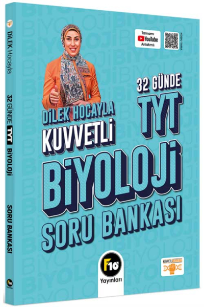 Dilek Hocayla 32 Günde TYT Biyoloji Soru Bankası Fenomen Fotokopi - YKS - KPSS - ALES