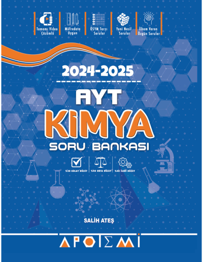 AYT Kimya Soru Bankası Apotemi Yayınları Fenomen Fotokopi - YKS - KPSS - ALES