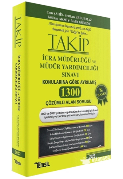 İCRA MÜDÜRLÜĞÜ VE MÜDÜR YARDIMCILIĞI SINAVI KONULARINA GÖRE AYRILMIŞ 1300 ÇÖZÜMLÜ ALAN SORUSU Fenomen Fotokopi - YKS - KPSS - ALES