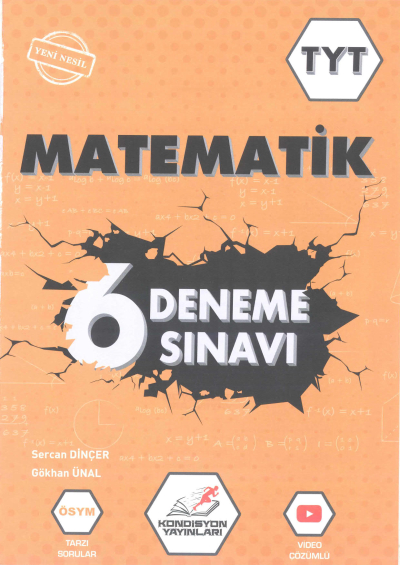 TYT Matematik 6 Deneme Fenomen Fotokopi - YKS - KPSS - ALES