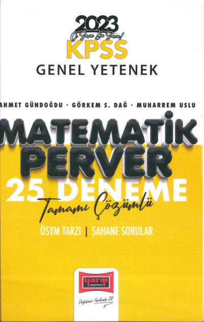 MATEMATİK PERVER 25 DENEME TAMAMI ÇÖZÜMLÜ