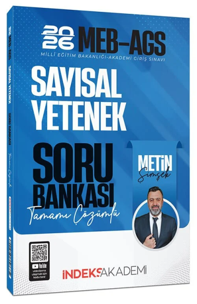 2026 MEB-AGS Sayısal Yetenek Soru Bankası Çözümlü İndeks Akademi Yayıncılık Fenomen Fotokopi - YKS - KPSS - ALES