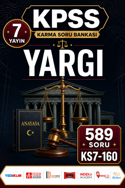 Yargı 7 Yayın 589 Soru Fenomen Fotokopi - YKS - KPSS - ALES
