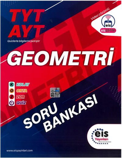 Koz Serisi TYT-Ayt Geometri Soru Bankası Eis Yayınları Fenomen Fotokopi - YKS - KPSS - ALES