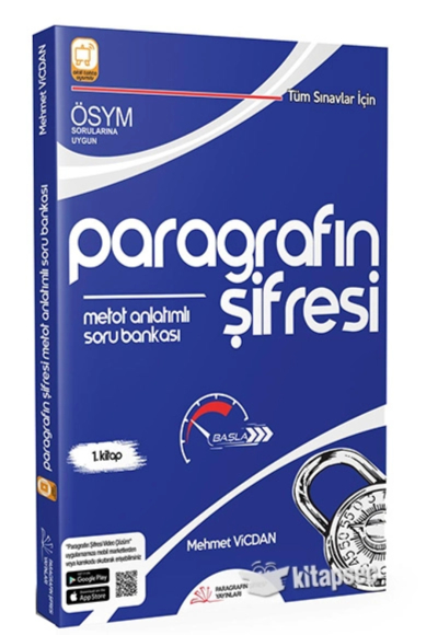 Paragrafın Şifresi Metot Anlatımlı Soru Bankası 1. Kitap Fenomen Fotokopi - YKS - KPSS - ALES