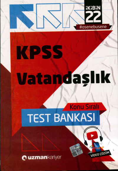 VATANDAŞLIK TEST BANKASI Fenomen Fotokopi - YKS - KPSS - ALES