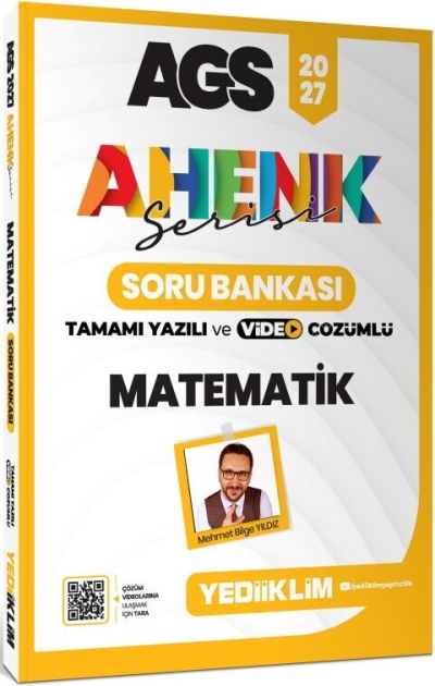 MEB-AGS Sayısal Yetenek Matematik Soru Bankası Çözümlü Ahenk Serisi Mehmet Bilge Yıldız Yediiklim Yayınları Fenomen Fotokopi - YKS - KPSS - ALES