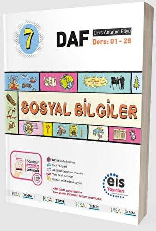 7. Sınıf Sosyal Bilgiler DAF Ders Anlatım Föyü Ders:01-28 Eis Yayınları Fenomen Fotokopi - YKS - KPSS - ALES