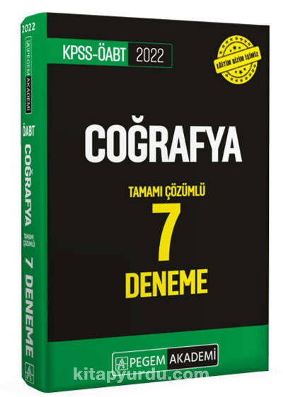 COĞRAFYA TAMAMI ÇÖZÜMLÜ 7 DENEME Fenomen Fotokopi - YKS - KPSS - ALES