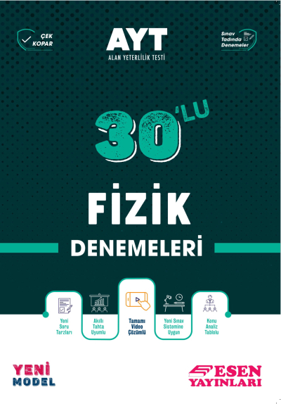 AYT 30'lu Fizik Denemeleri Fenomen Fotokopi - YKS - KPSS - ALES